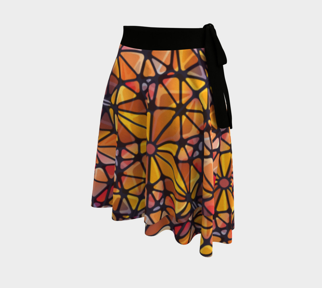 Amber Kaleidoscope Wrap Skirt preview #2