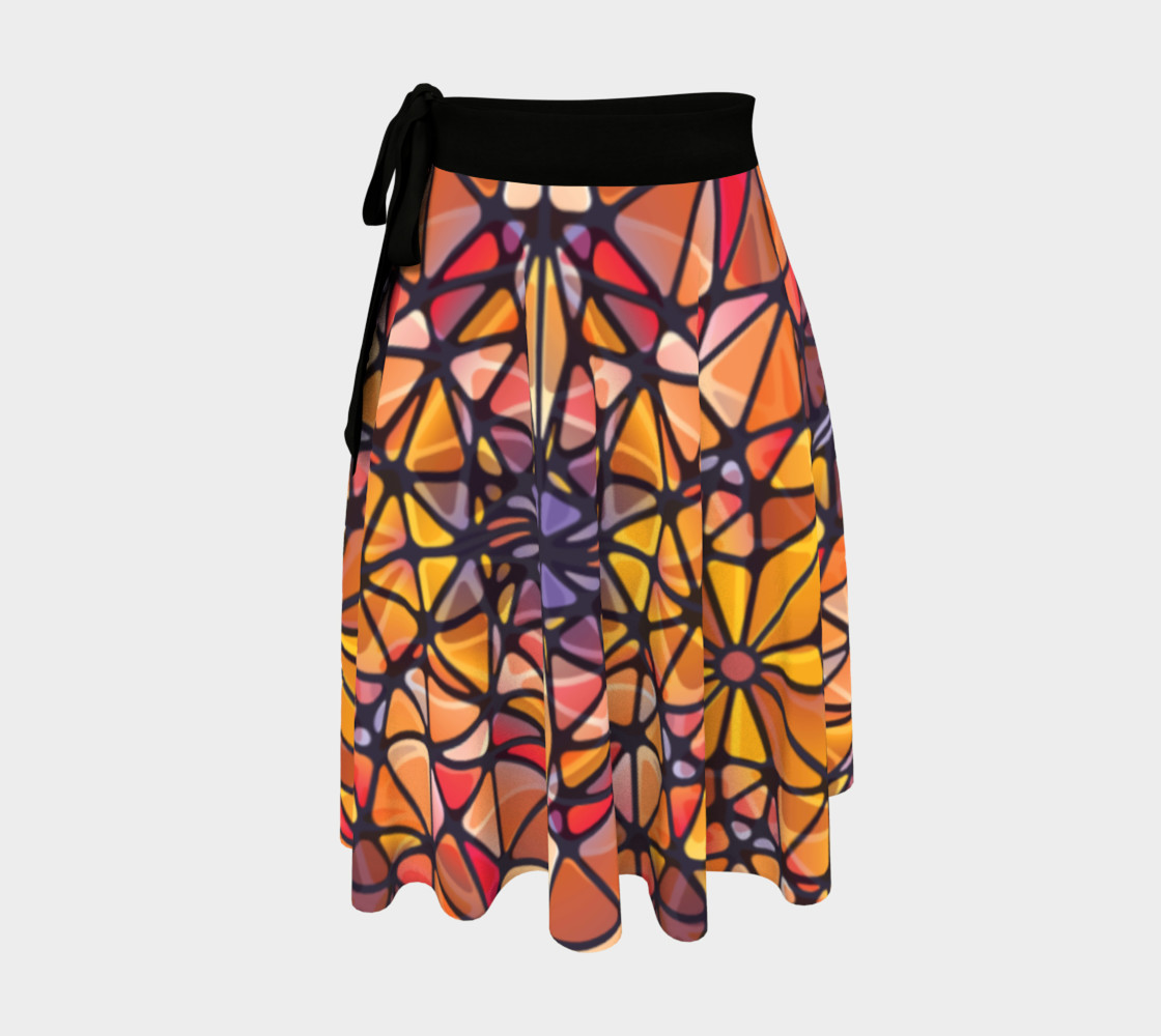 Amber Kaleidoscope Wrap Skirt preview #1