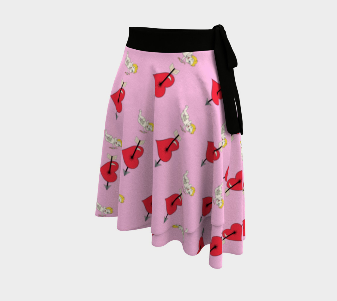 Struck by Cupid's Arrow Wrap Skirt Miniature #3