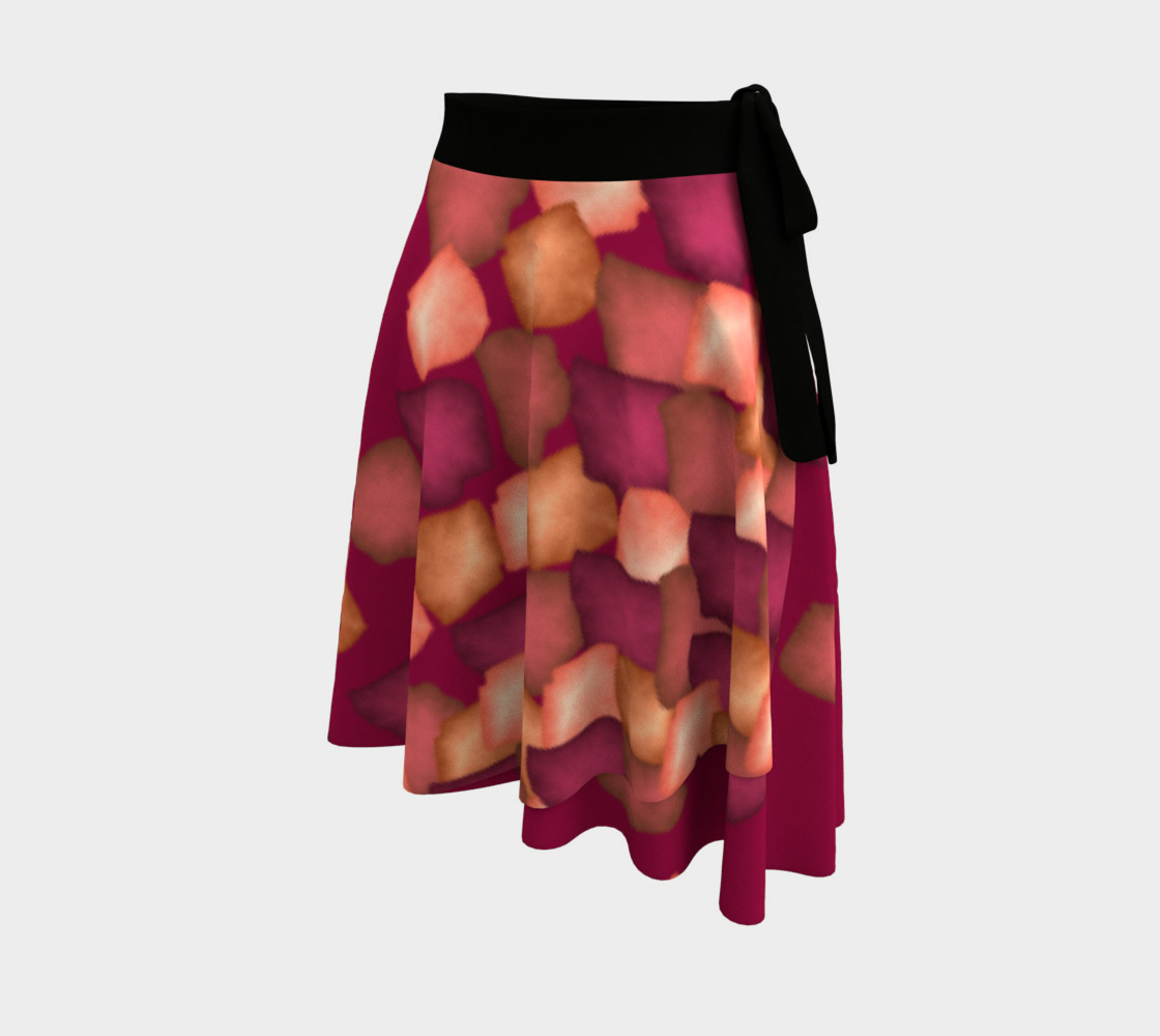 Aperçu de Falling Leaves Wrap Skirt #2