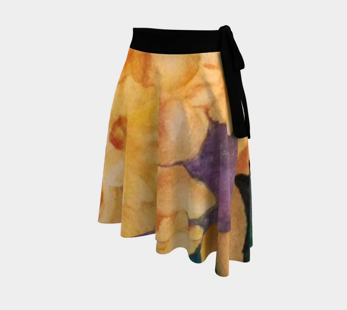 Yellow Daffodils Wrap Skirt preview #2