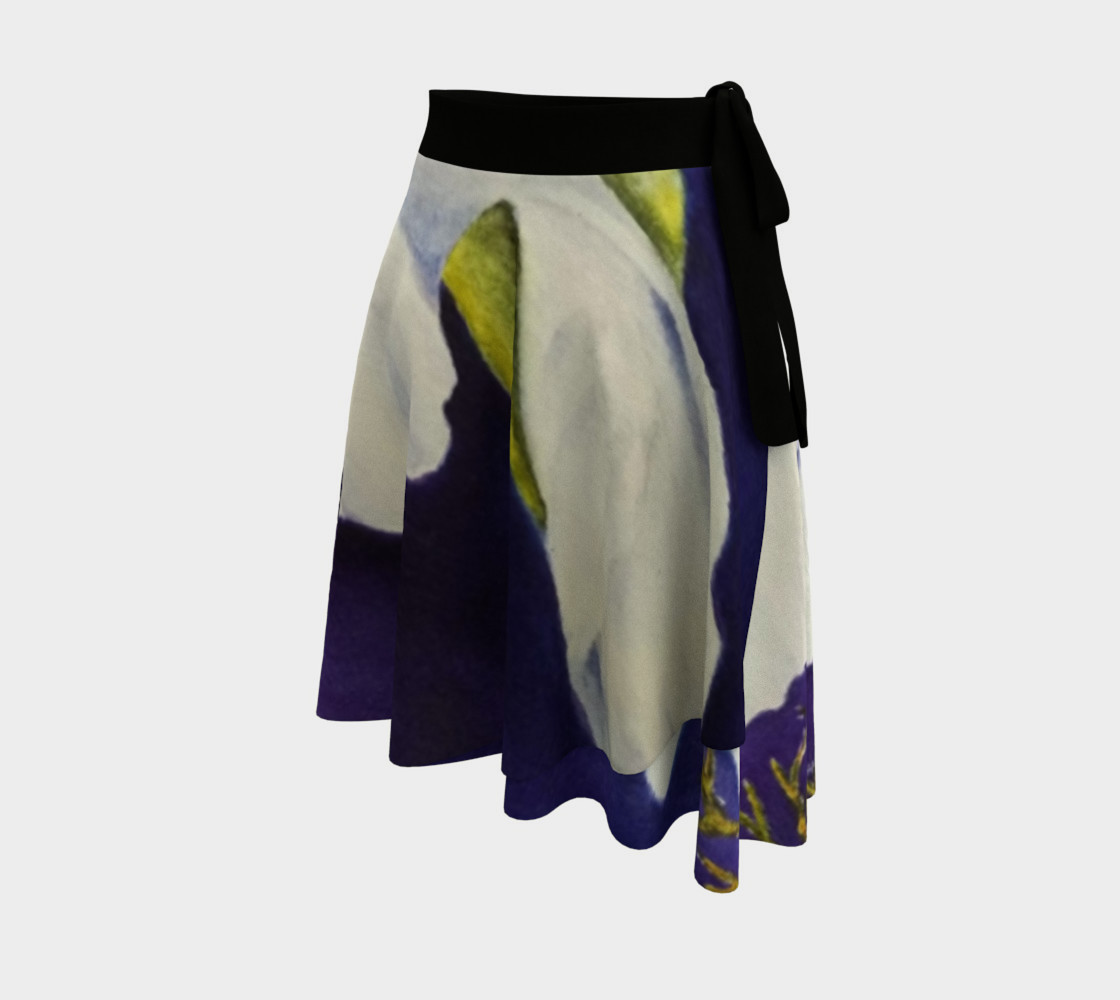 White Gladiolas Lady Bug Wrap Skirt preview #2