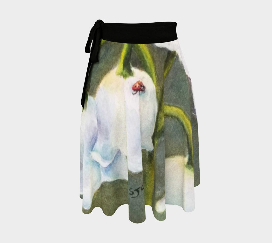 Lily of the Valley Lady Bug Wrap Skirt preview #1