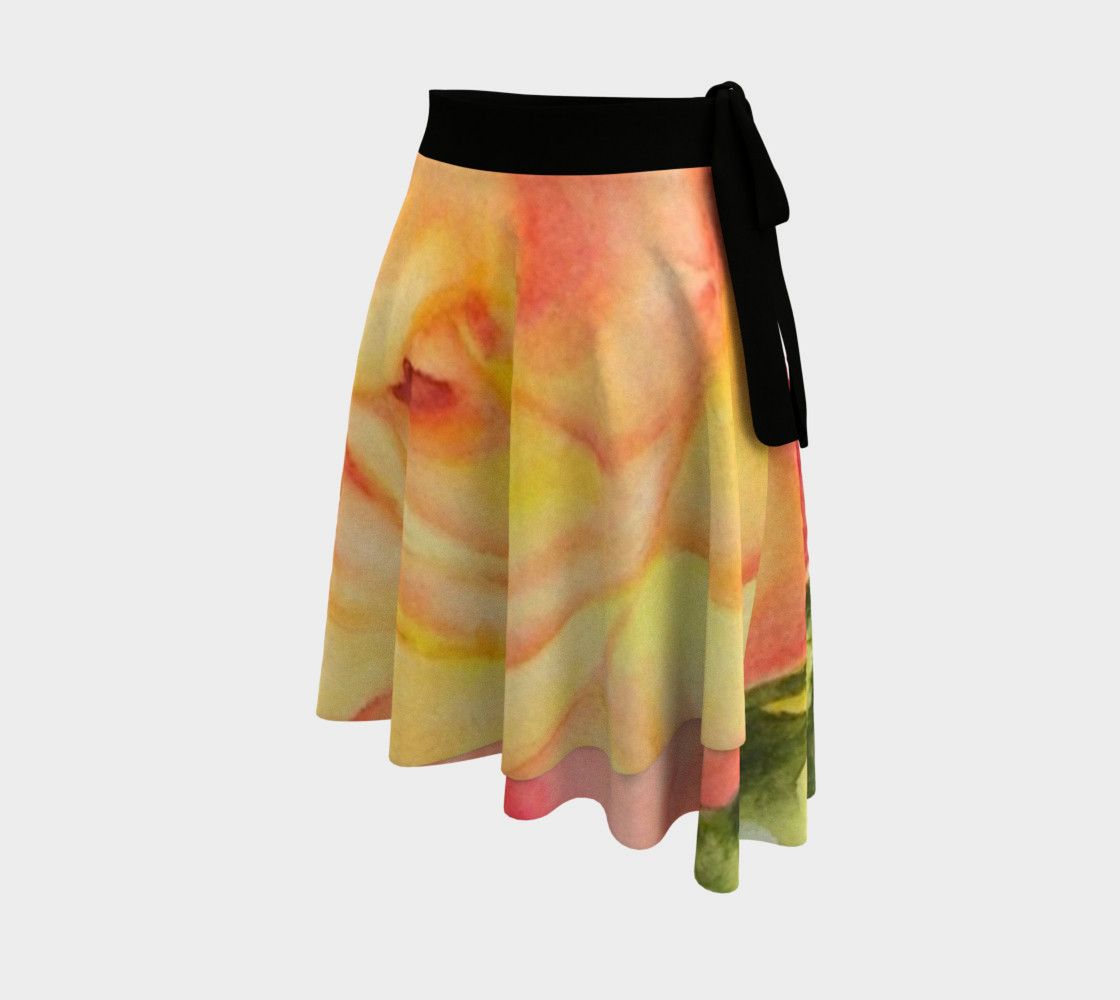 Yellow Rose Wrap Skirt preview #2