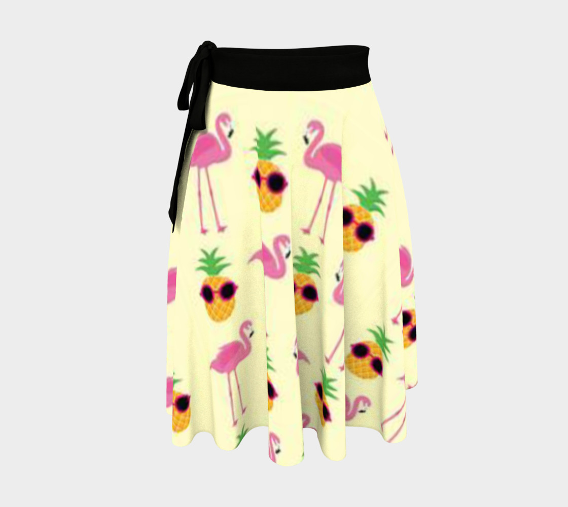 stylish pineapple flamingos preview #1