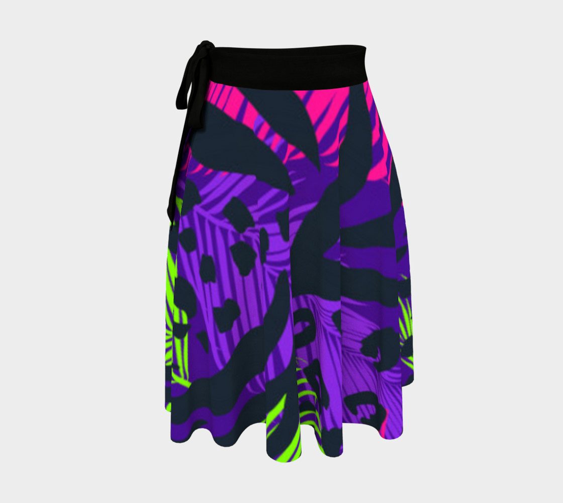 Aperçu 3D de Neon Animal Print Skirt