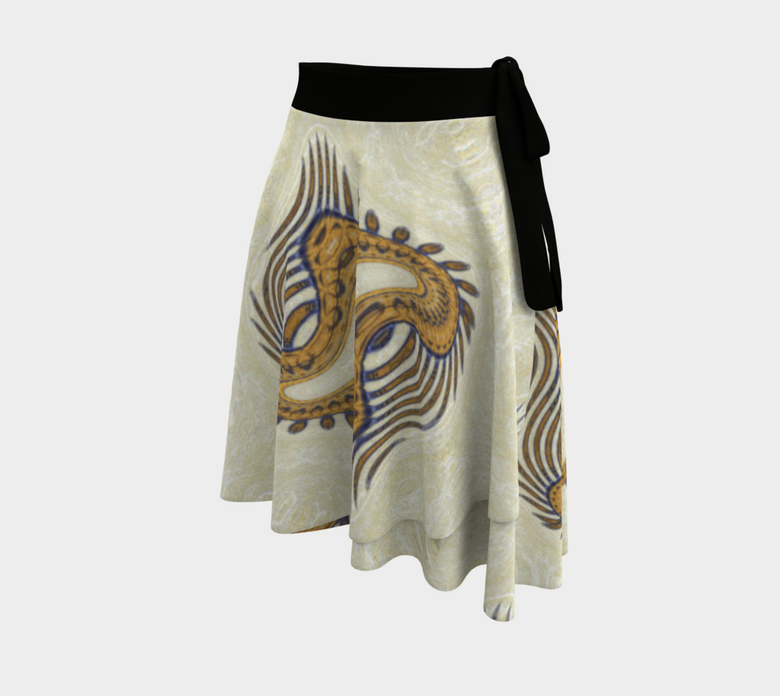 Aperçu de Yoga Woman Victory Symbol Wrap Skirt (w/lux-surface look.) #2
