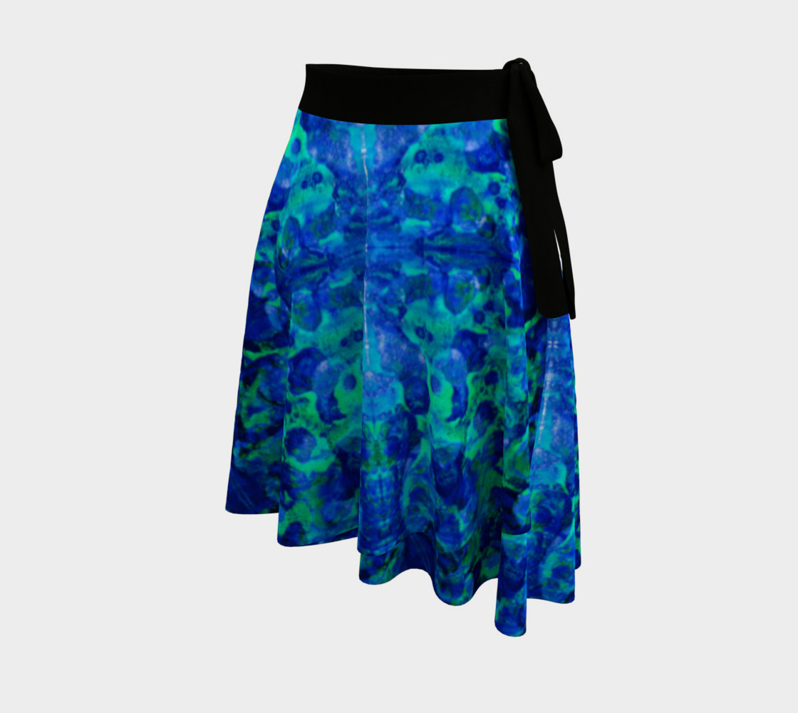 Indigo Stone Wrap Skirt preview #2