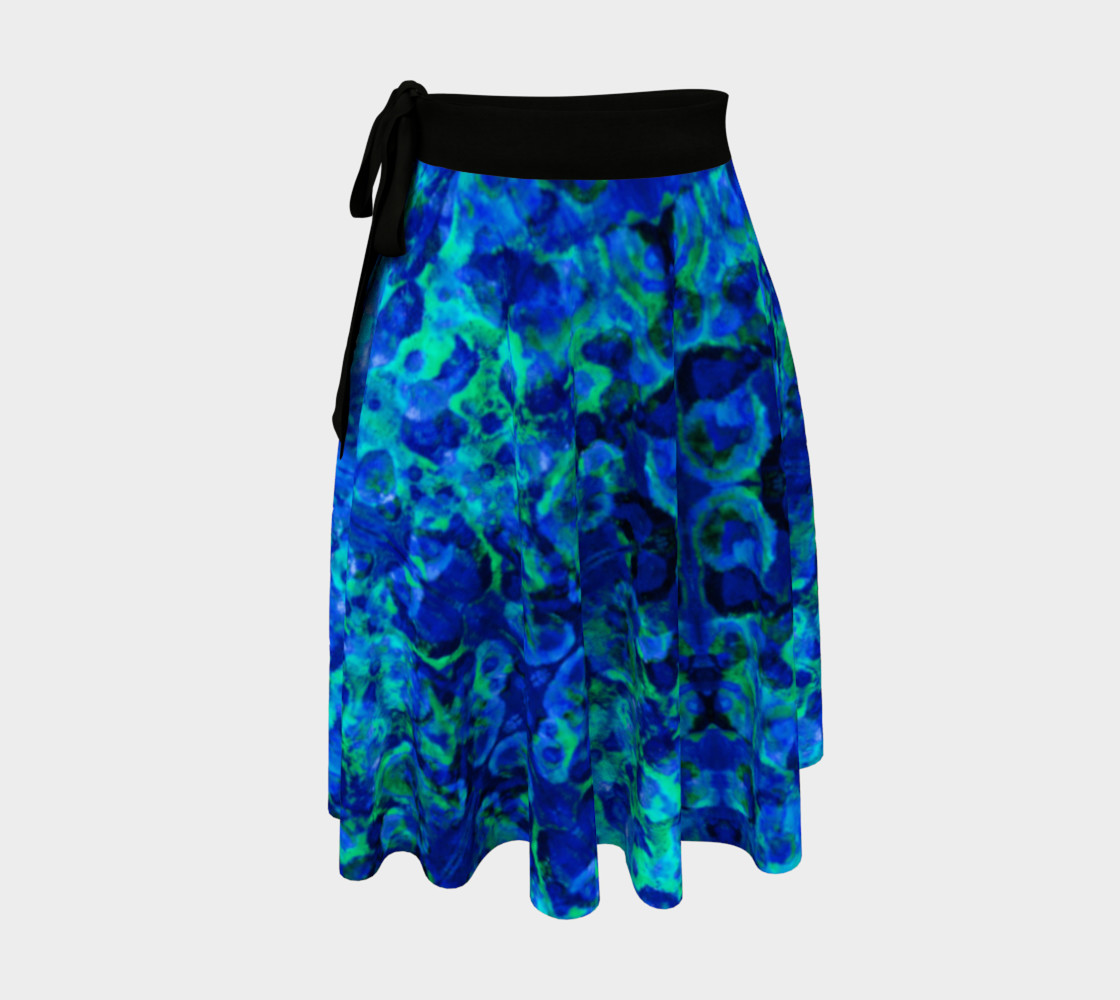 Indigo Stone Wrap Skirt preview #1