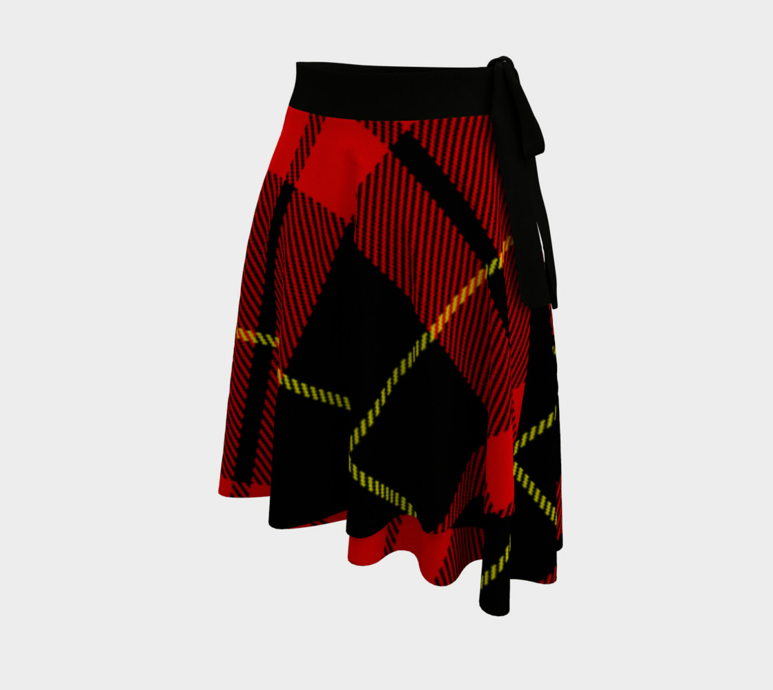 Aperçu de Mac Queen Tartan Wrap Skirt #2