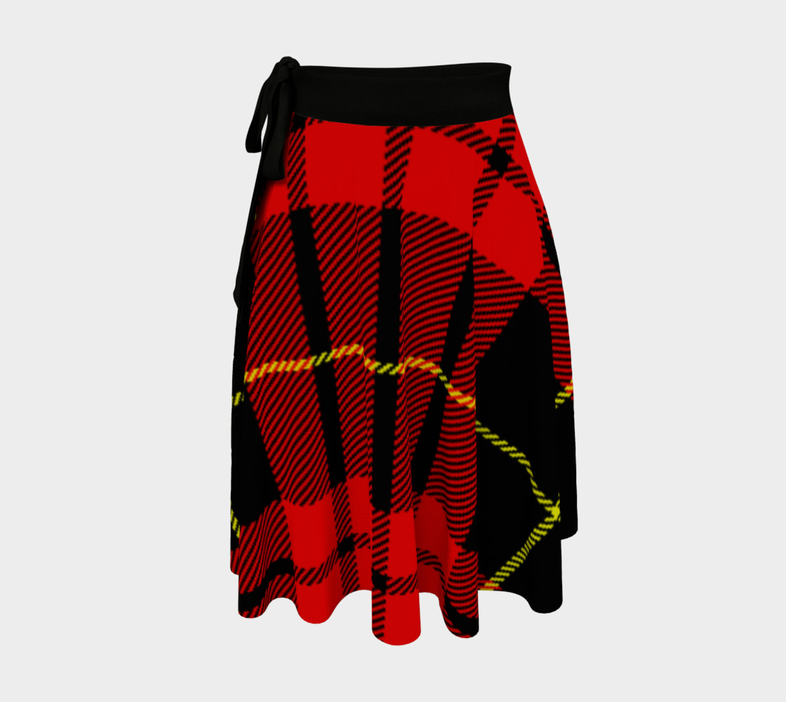 Mac Queen Tartan Wrap  Skirt Miniature #2