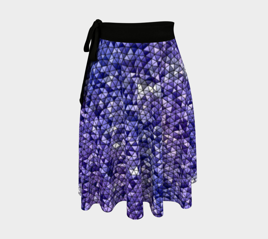 Purple Night Sky Triangle Mosaic preview #1