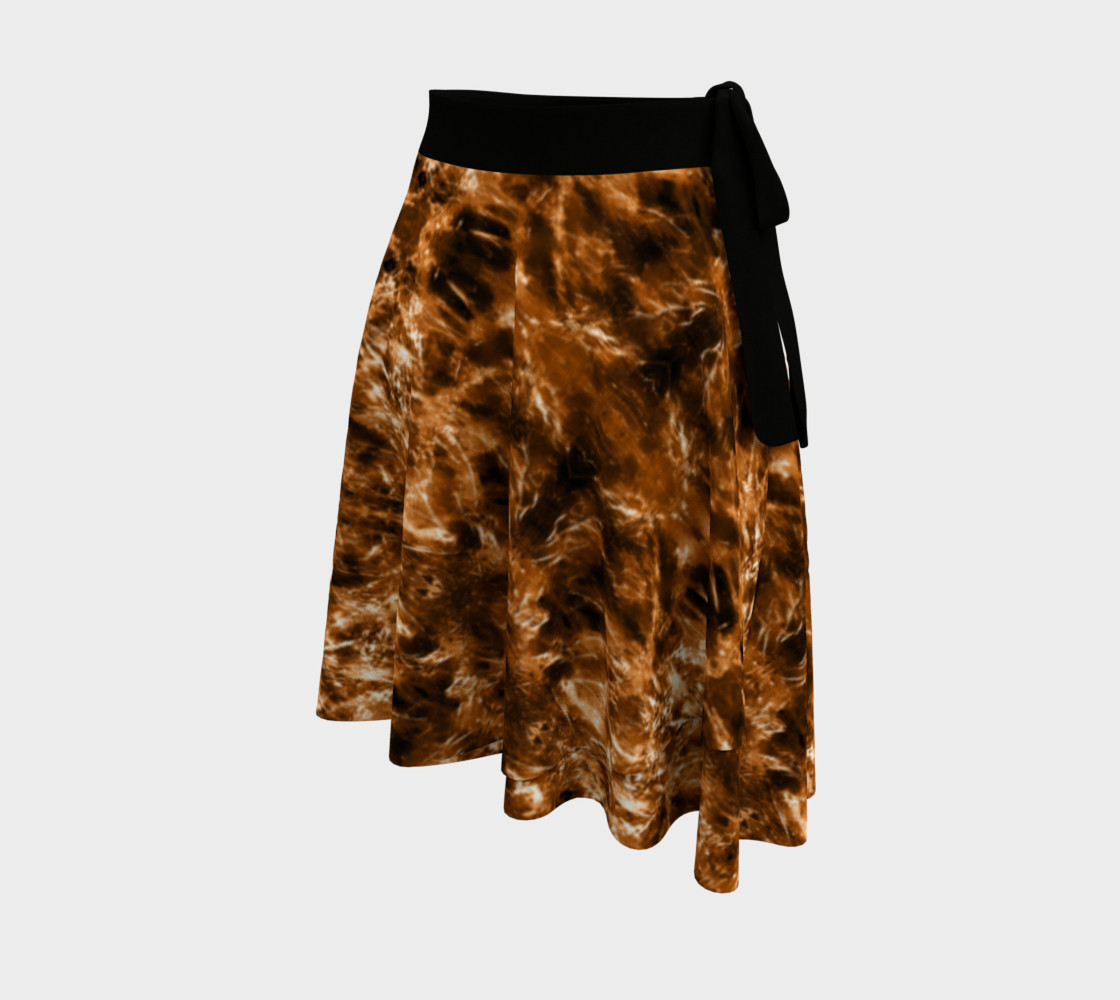 Brown Stone Wrap Skirt preview #2