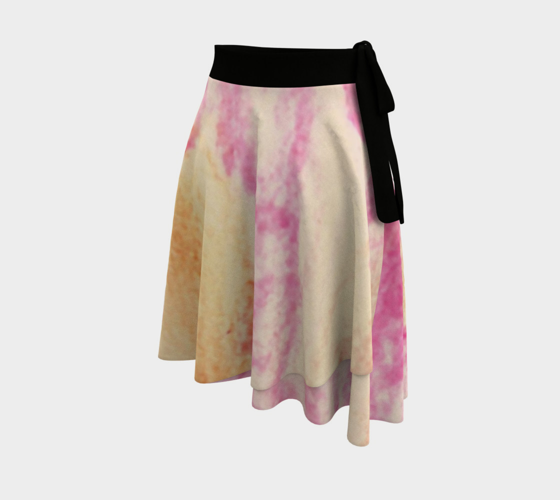 Pink Flowerets Wrap Skirt preview #2