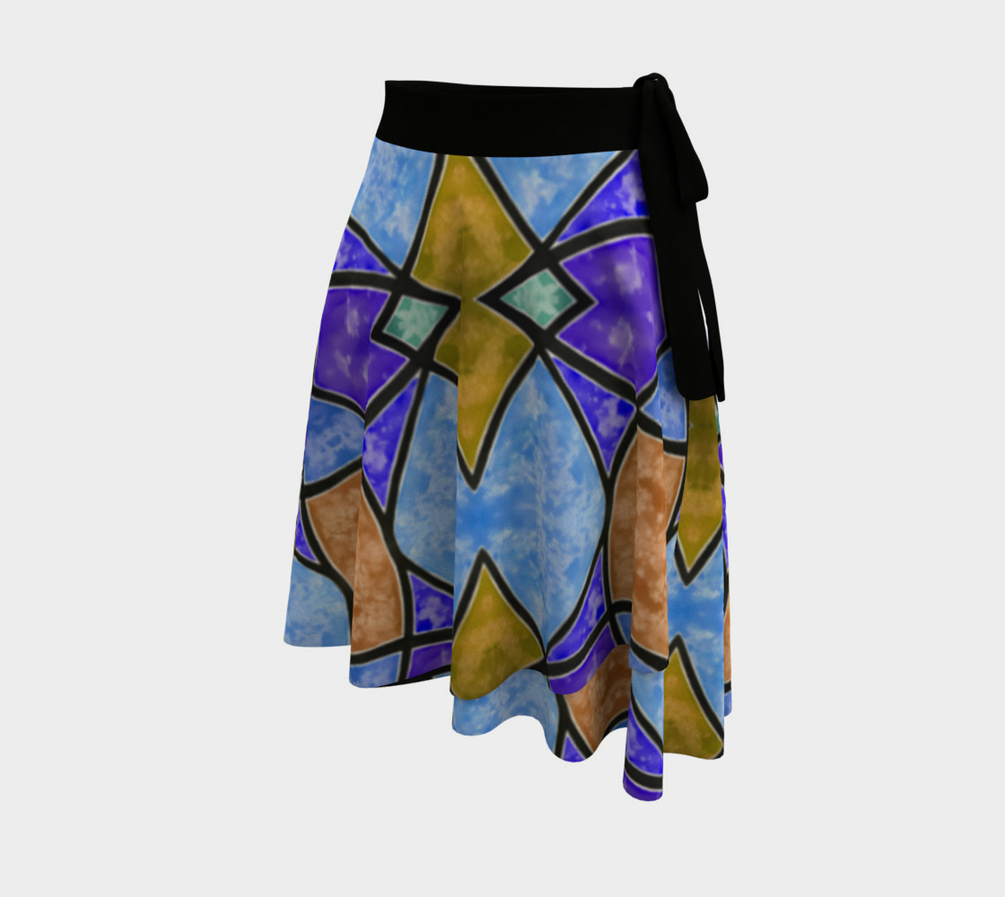 Harlequin Wrap Skirt preview #2