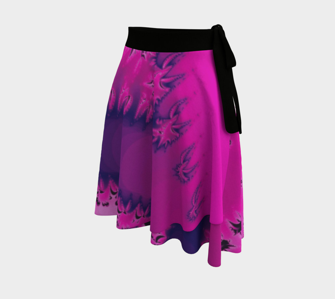 Fuchsia Twilight Wrap Skirt thumbnail #3