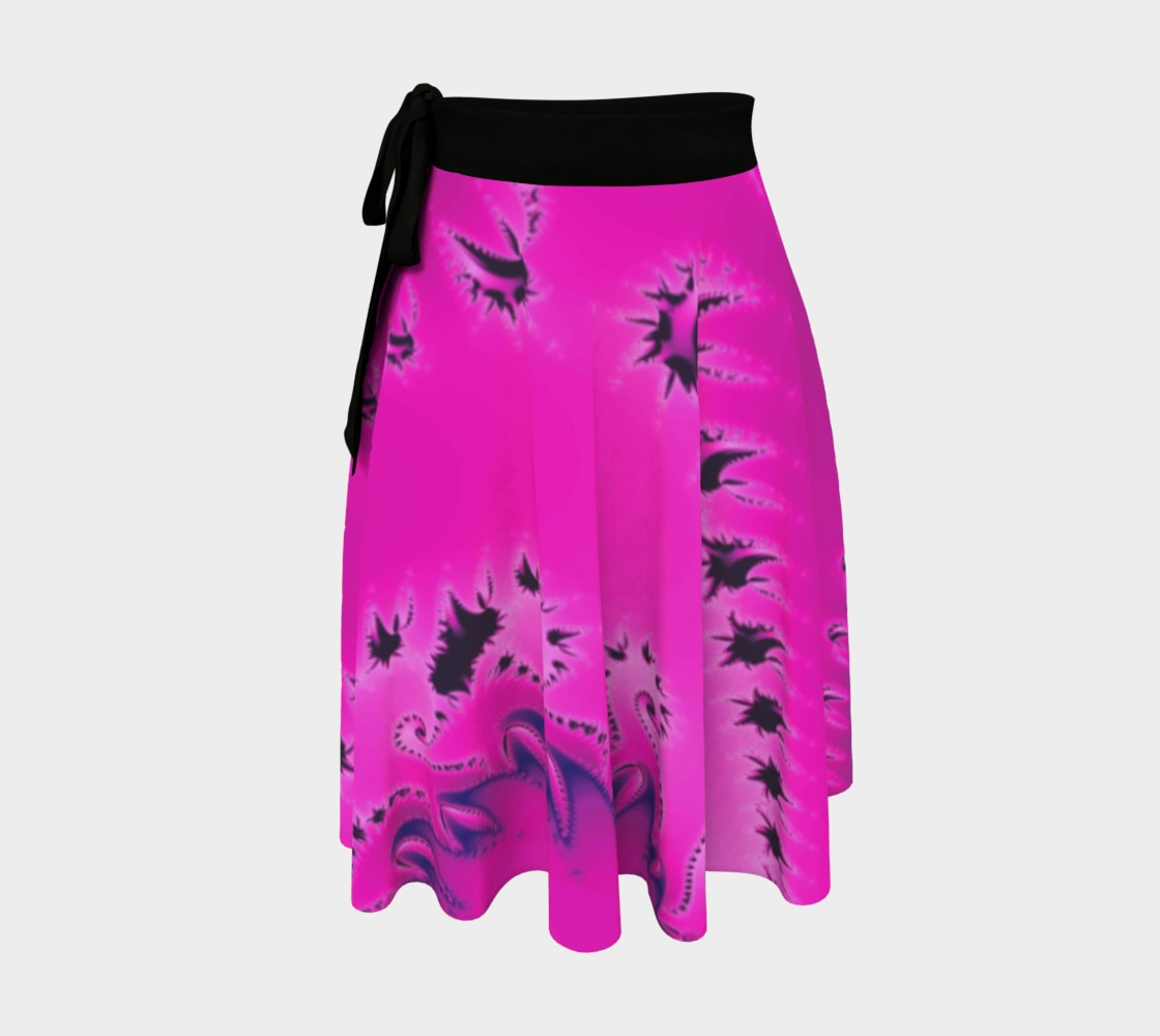 Fuchsia Twilight Wrap Skirt preview #1