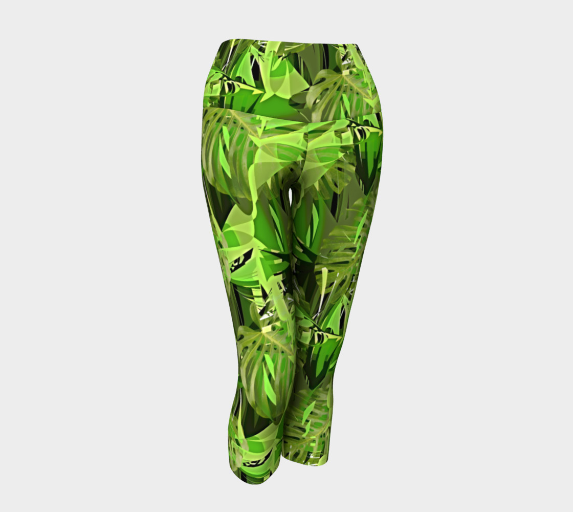 Green Tropical Leaves preview #1