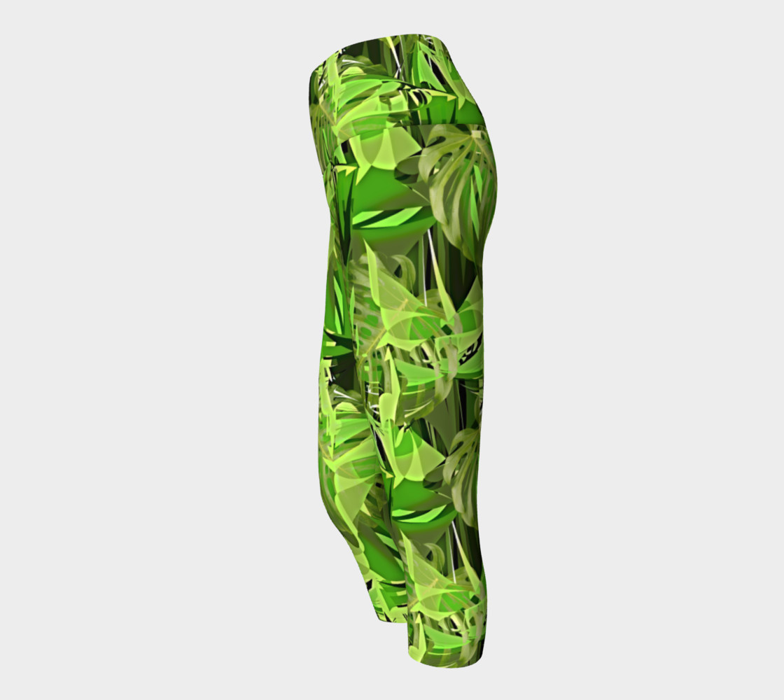 Green Tropical Leaves preview #2