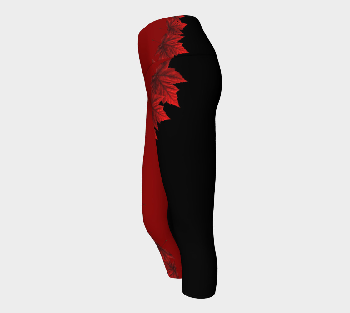 Canada Maple Leaf Yoga Pants -Stylish preview #2