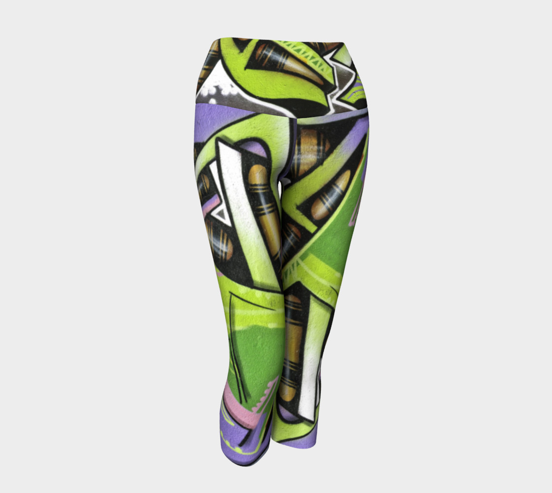 Grafitti yoga capris preview #1