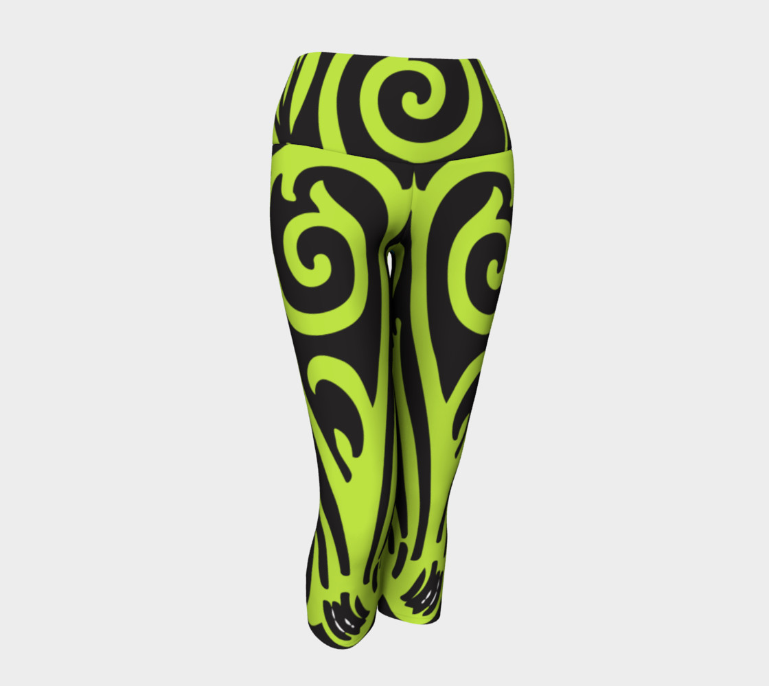Bold and Beautiful Yoga Capris preview #1