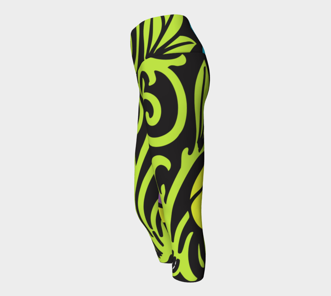 Bold and Beautiful Yoga Capris preview #2