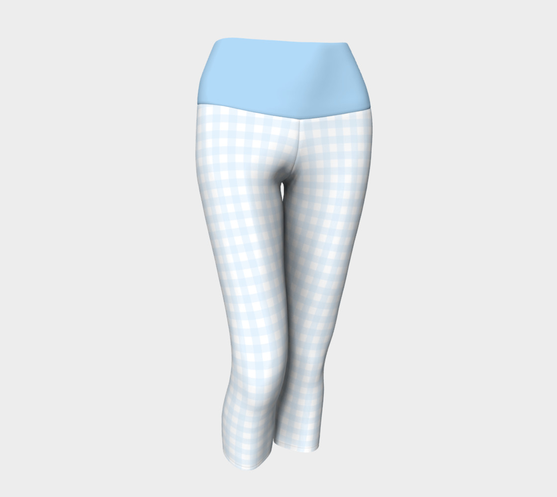 Gingham Yoga Capris preview #1