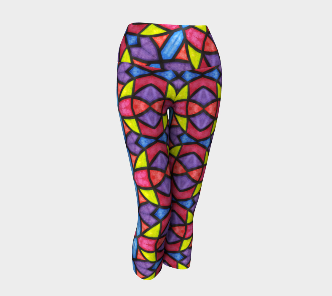 Celebration Mosaic Yoga Capris preview #1