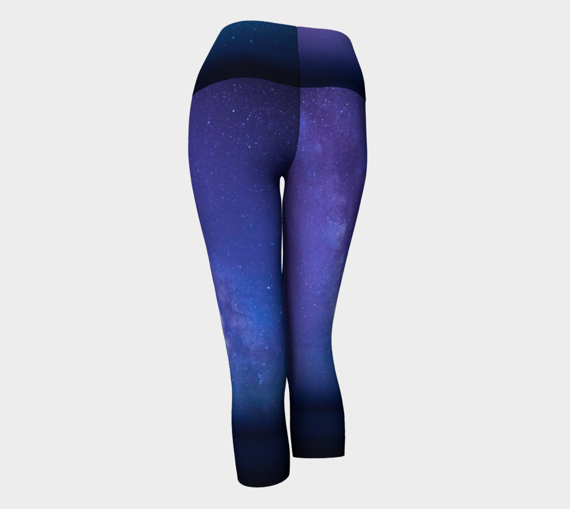 Milky Mystic Way Yoga Capris preview #3