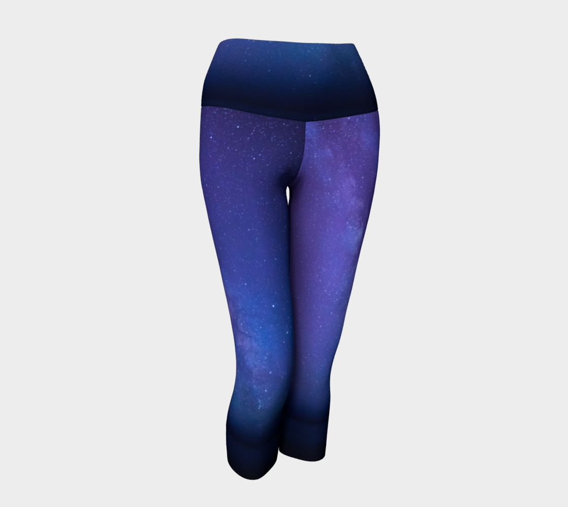 Milky Mystic Way Yoga Capris preview #1