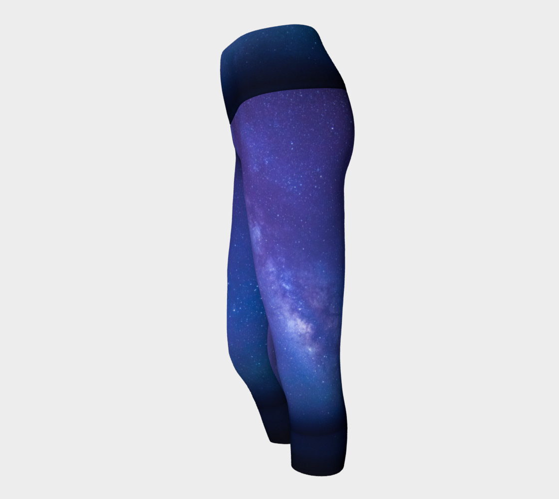 Milky Mystic Way Yoga Capris preview #2
