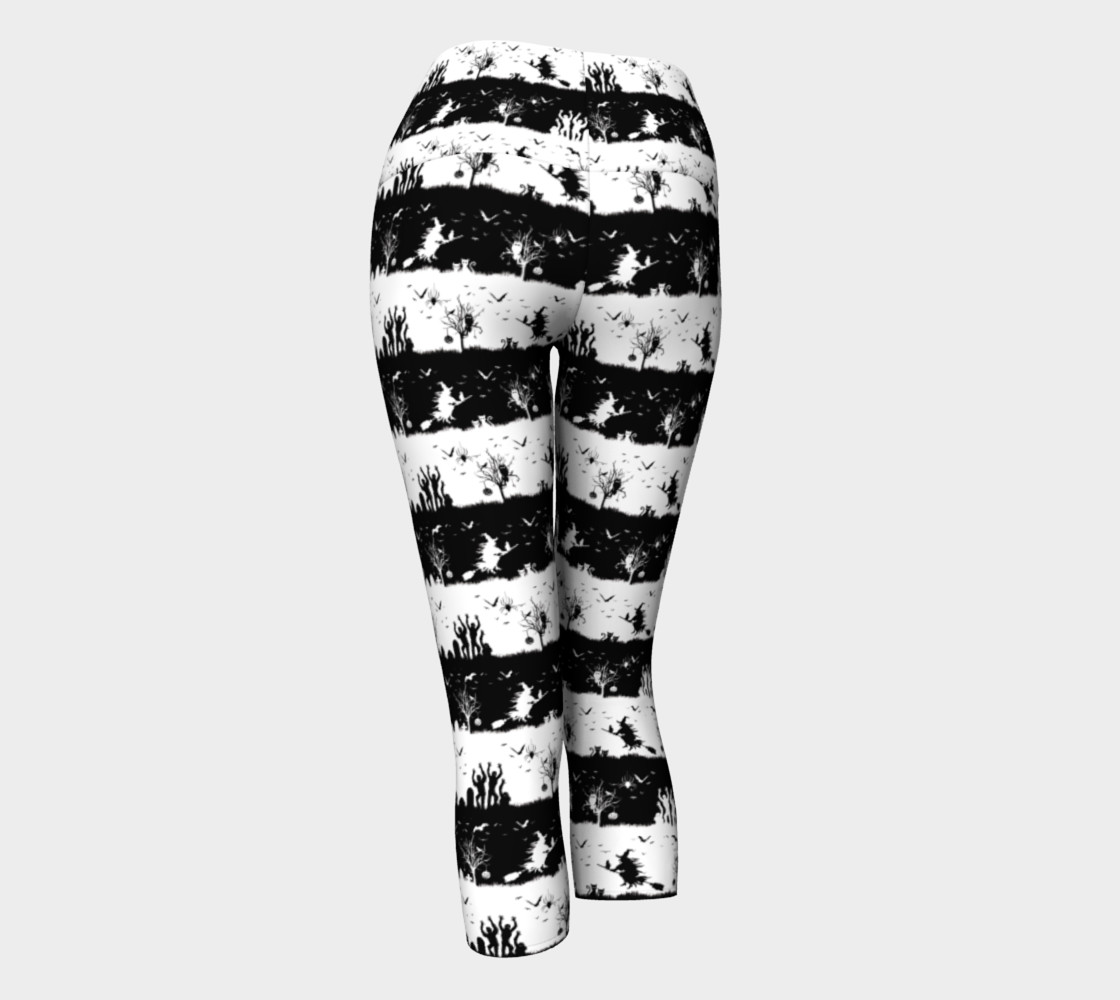 Black and White Halloween Nightmare Stripes preview #3