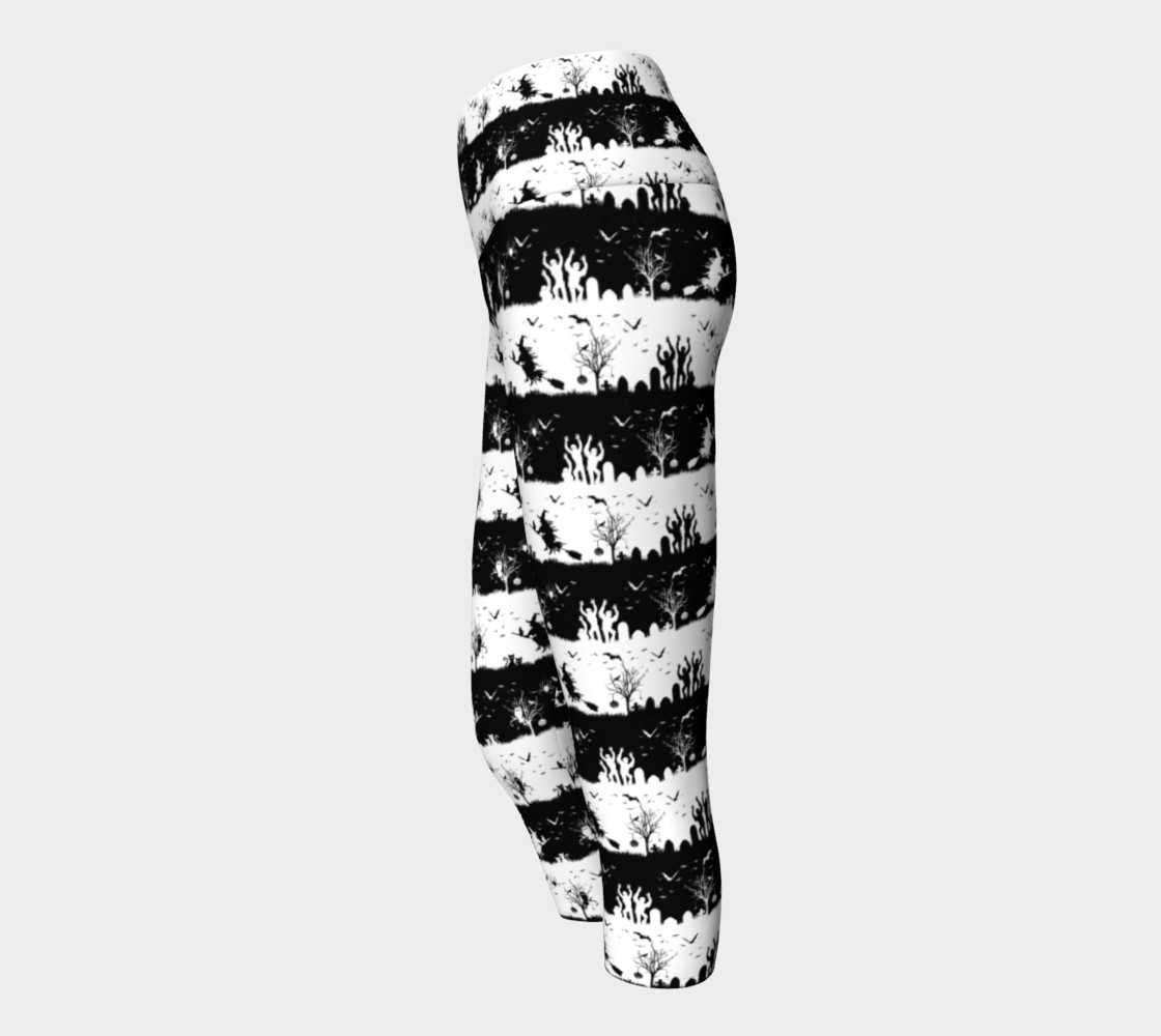 Black and White Halloween Nightmare Stripes preview #2