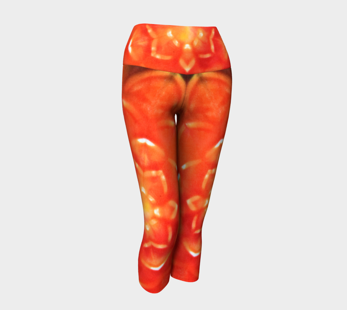 Orange Lotus Yoga Capri preview #1