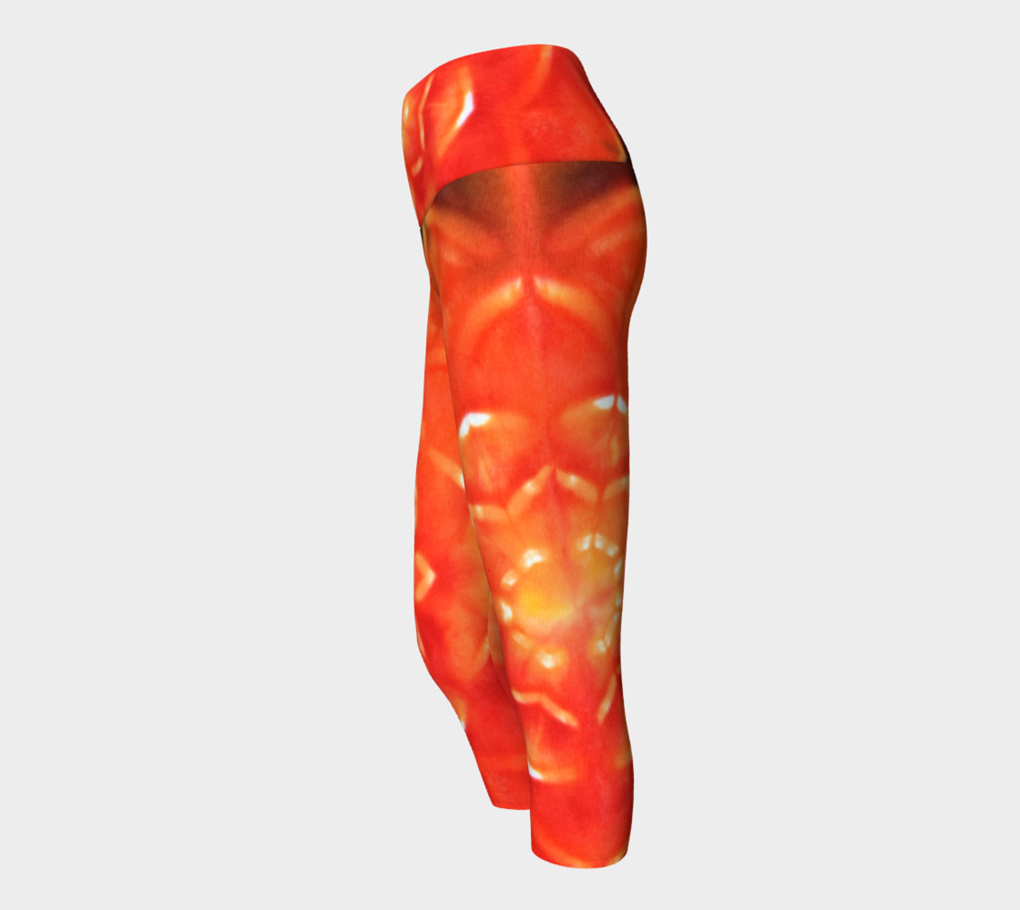 Orange Lotus Yoga Capri preview #2
