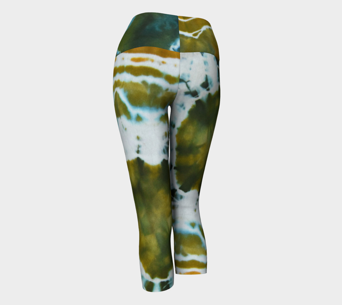 Green Geode Yoga Capri preview #3