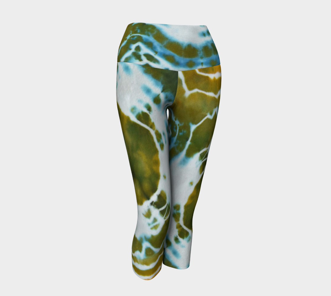 Green Geode Yoga Capri preview #1