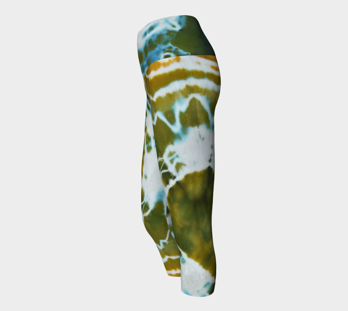 Green Geode Yoga Capri preview #2