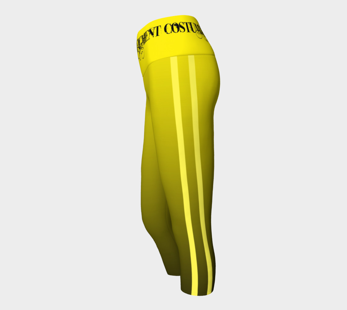 Pokemon Go: Team Instinct Yoga Capris preview #2