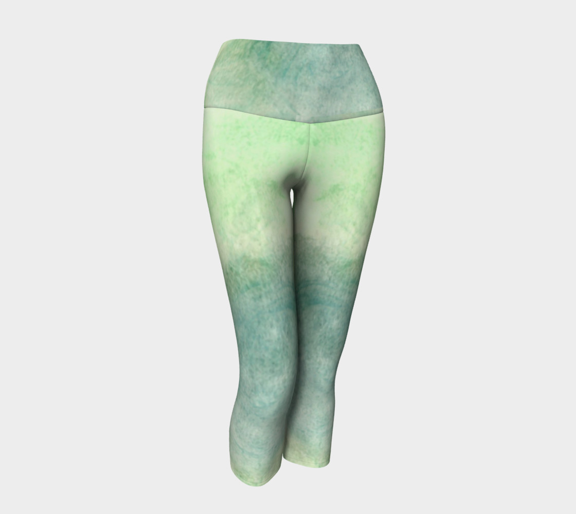 Green Dimension Flower Yoga Capris preview #1