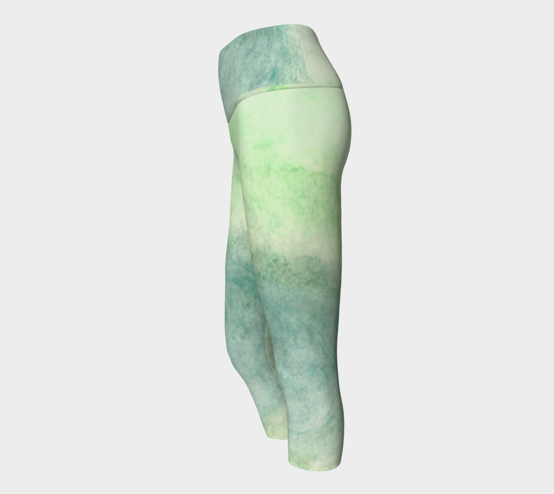 Green Dimension Flower Yoga Capris preview #2