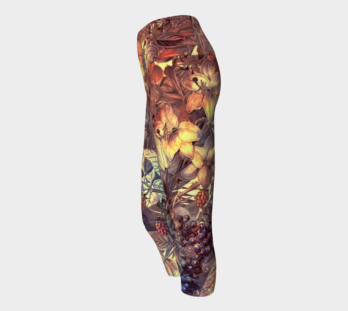 yoga capris magic flowers preview #2