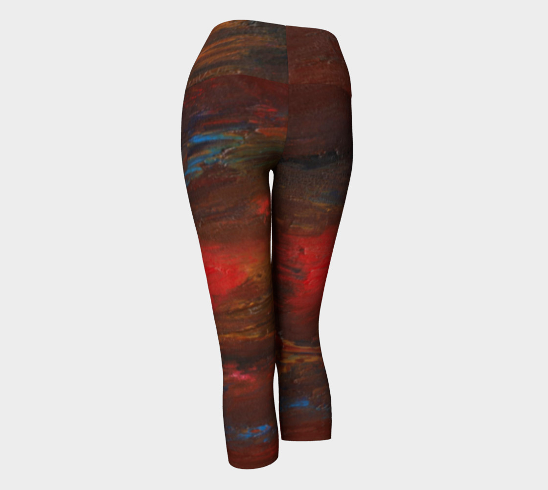 Crimson Ocean Yoga Capris preview #3
