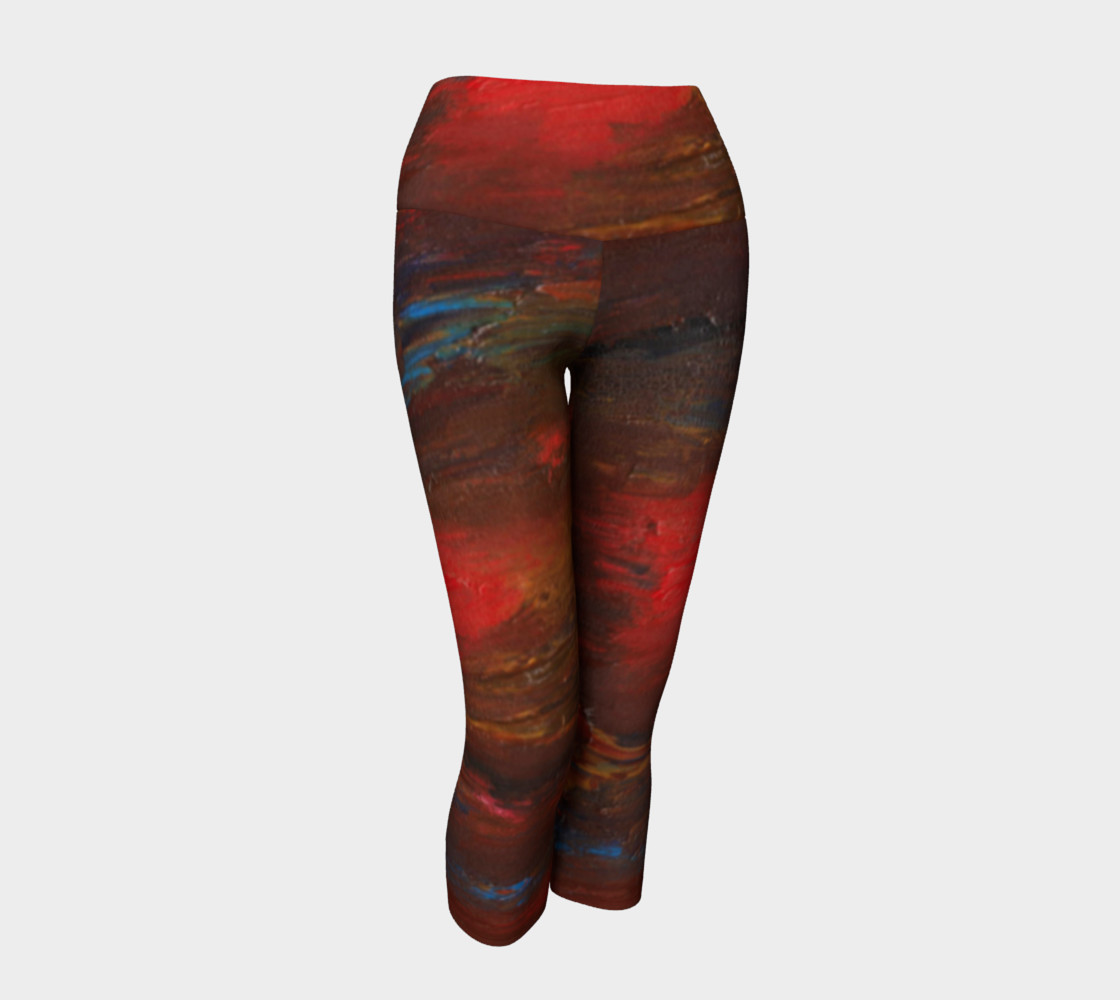 Crimson Ocean Yoga Capris preview #1