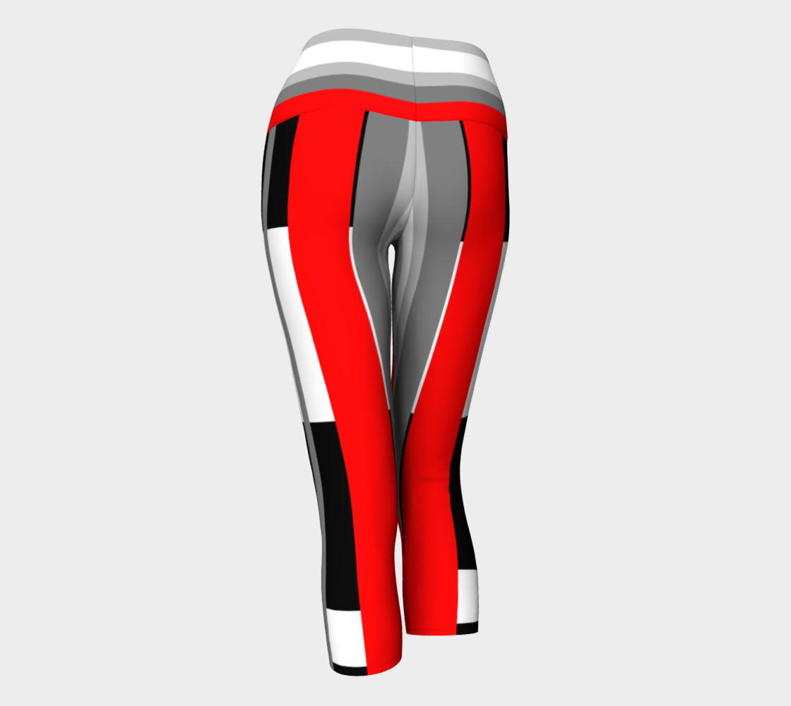 red white black stripe abstract preview #3