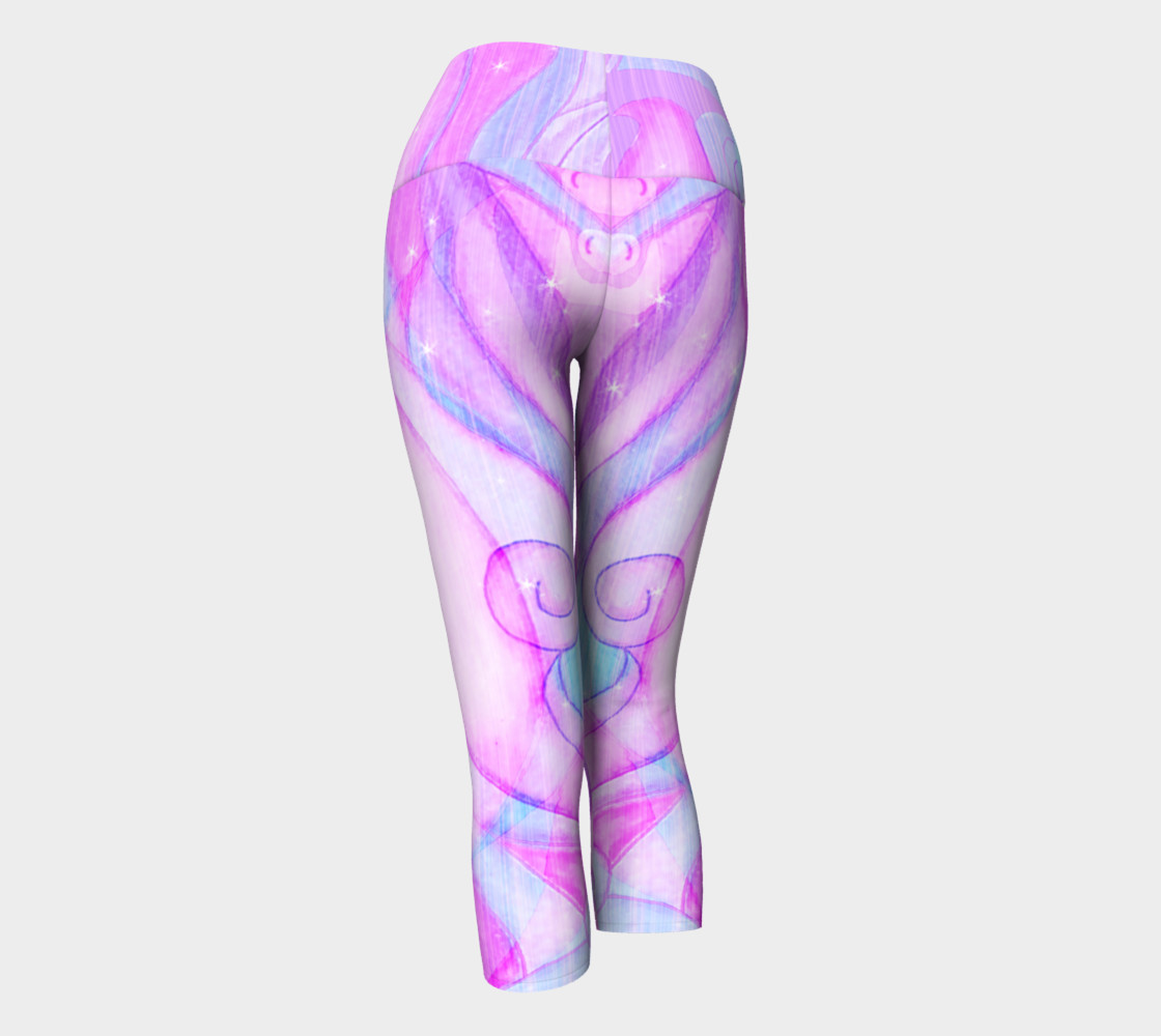 Sparkling Waves abstract art leggings preview #3
