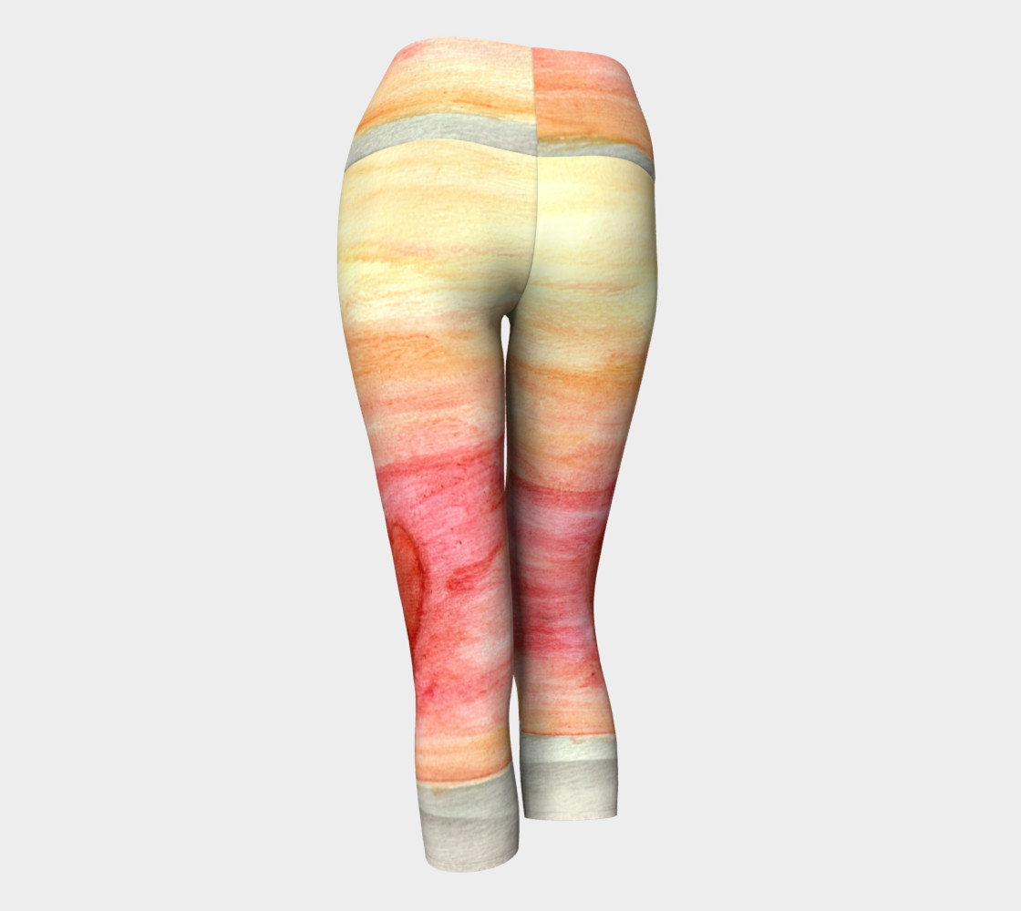 Radiating Heart Yoga Capris preview #3