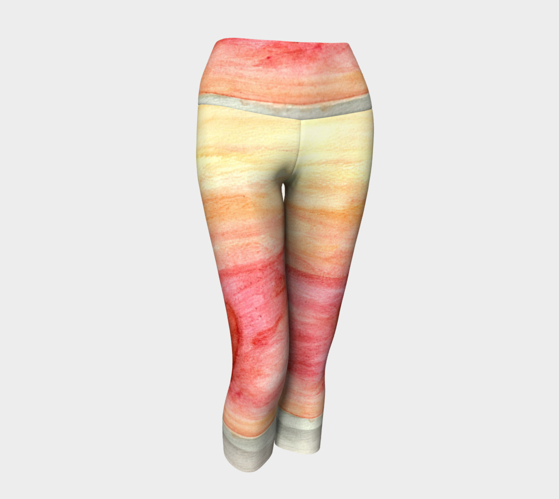 Radiating Heart Yoga Capris preview #1
