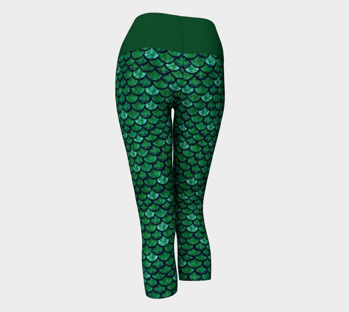 Glitterfish Green Mermaid Capris preview #3
